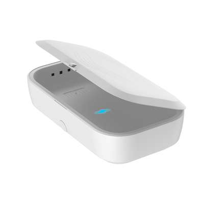 Portable Usb UV Led Sterilizer Mask Phone Disinfection Box Wireless Charging Mobile Power Bank Jewelry Germicidal Aromatherapy